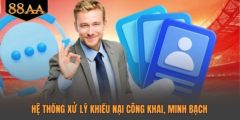 Hệ thống xử lý khiếu nại công khai, minh bạch