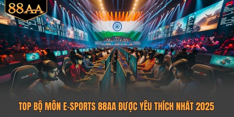 Top bộ môn E-sports 88AA được yêu thích nhất 2025
